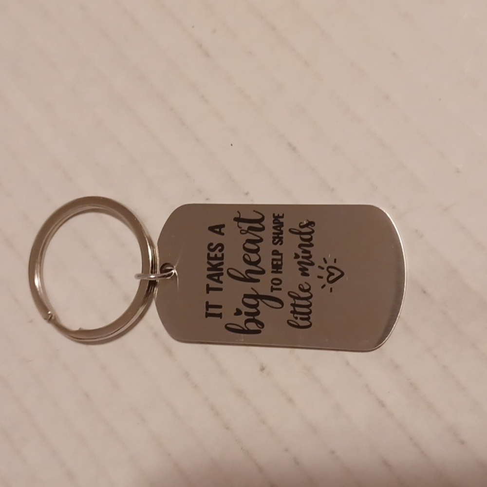 4/$40 New Teacher Keychain